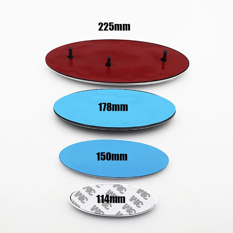 1pcs 3D 114mm 150mm 178mm 225mm Front and Rear ABS Car logo Bumper tail door trunk sticker car rear Emblem Accessories FUT | Автомобили и