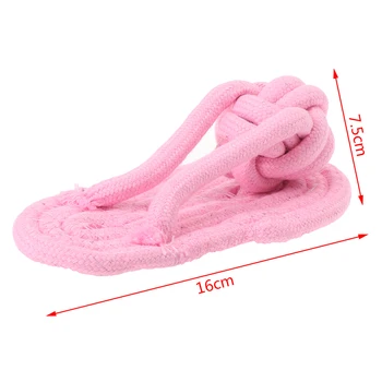 1pc Slipper Shoes Shape Pet Dog Biting Chew Firm Pet Toy Outdoor Traning For Small Medium Dogs Cotton Rope Dog Toys
1pc Slipper Shoes Shape Pet Dog Biting Chew Firm Pet Toy Outdoor Traning For Small Medium Dogs Cotton Rope Dog Toys