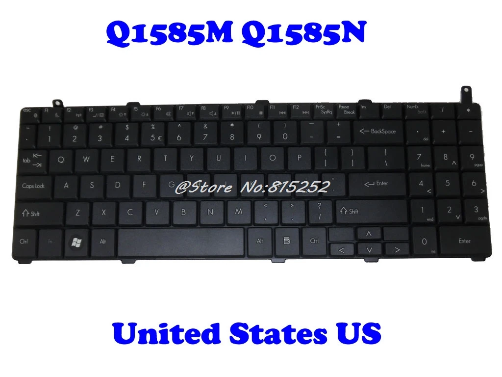 Фото Keyboard For Gigabyte Q1585M Q1585N Russia RU And United States US M1305 M1305X I1320 France FR Italy IT | Компьютеры и офис