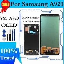 Ensemble écran tactile LCD avec châssis, pour Samsung Galaxy A9 2018 SM-A920F/DS=