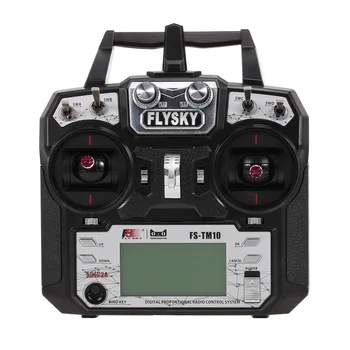 10CH 2.4GHz AFHDS FLYSKY FS-TM10 Remote Controller Transmitter with iA10B Receiver for FPV Racing Drone RC Quadcopter Airplane