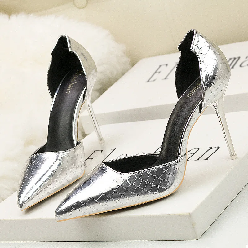 High Heels Leather Stiletto Single Shoes Sexy Pointed Pumps Black Professional Work Shoes X6X10257
High Heels Leather Stiletto Single Shoes Sexy Pointed Pumps Black Professional Work Shoes X6X10257