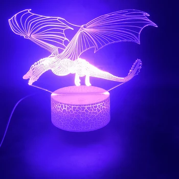 Game of Thrones Dragon 3D Lamp Touch Sensor Nightlight Best Prize Battery Powered Usb Led Night Light Lamp The Alarm Clock Base 
Game of Thrones Dragon 3D Lamp Touch Sensor Nightlight Best Prize Battery Powered Usb Led Night Light Lamp The Alarm Clock Base