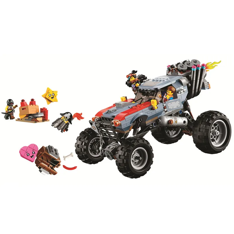 MOVIE 2 Emmet and Lucy's Escape Buggy Car Building Blocks Kit Bricks Classic Movie Model Kids Toys For Children Gift
MOVIE 2 Emmet and Lucy's Escape Buggy Car Building Blocks Kit Bricks Classic Movie Model Kids Toys For Children Gift