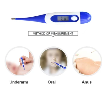 LED Digital Thermometer Oral Digital display Thermometers with Flexible Tip for Infants Children Adults
LED Digital Thermometer Oral Digital display Thermometers with Flexible Tip for Infants Children Adults