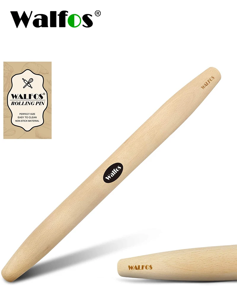 WALFOS 20 Inch Wooden Rolling Pin Fondant Cake Dough Roller Non-Stick Cooking Tool Gadgets Pasta Dumpling Skin Maker
WALFOS 20 Inch Wooden Rolling Pin Fondant Cake Dough Roller Non-Stick Cooking Tool Gadgets Pasta Dumpling Skin Maker