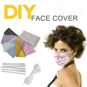Diy Face Cover Kit Fabric Material Set Self Made Facemask Elastic Band Ear Rope Dustproof Cloth For Patchwork Making Designs
Diy Face Cover Kit Fabric Material Set Self Made Facemask Elastic Band Ear Rope Dustproof Cloth For Patchwork Making Designs