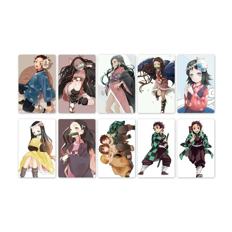 10pcs Demon Slayer Anime Card Stickers DIY Bus ID Waterproof Scrub Card Sticker Kids Sticker Toys
10pcs Demon Slayer Anime Card Stickers DIY Bus ID Waterproof Scrub Card Sticker Kids Sticker Toys