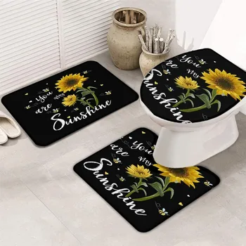 3 Piece Bath Mats Rug Anti Slip Carpet for Home Decor Toilet Mat 3D Bathroom Rug Valentine's Day Bathroom Set
3 Piece Bath Mats Rug Anti Slip Carpet for Home Decor Toilet Mat 3D Bathroom Rug Valentine's Day Bathroom Set
