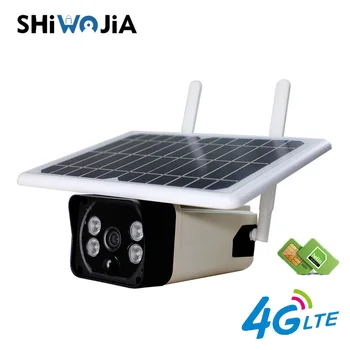 SHIWOJIA 4G Camera 2MP 1080P Solar IP Camera Outdoor Waterproof Wireless Surveillance Long Standby for Farm Ranch Forest CCTV
SHIWOJIA 4G Camera 2MP 1080P Solar IP Camera Outdoor Waterproof Wireless Surveillance Long Standby for Farm Ranch Forest CCTV