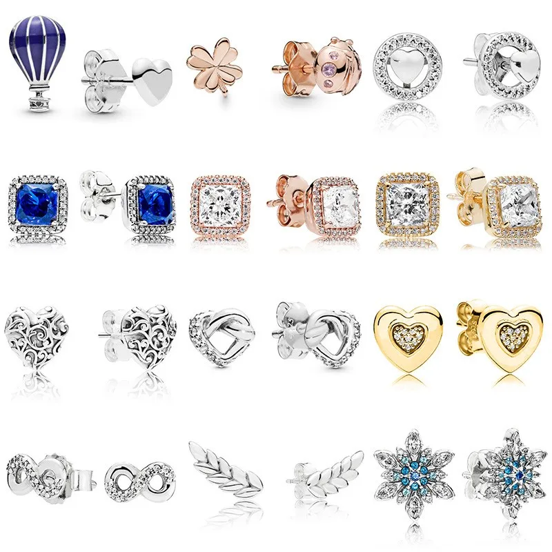 Women Ear Studs Four-leaf Clover Ladybird Knotted Heart Timeless Elegance Crystal Earring For Women Wedding Gift Fashion Jewelry
Women Ear Studs Four-leaf Clover Ladybird Knotted Heart Timeless Elegance Crystal Earring For Women Wedding Gift Fashion Jewelry