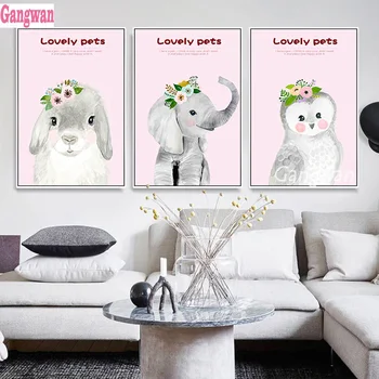 Cute Animals Rabbit Elephant Cartoon Full Square Rhinestones Diamond Painting Mosaic round diamond 3pcs cross stitch home decor
Cute Animals Rabbit Elephant Cartoon Full Square Rhinestones Diamond Painting Mosaic round diamond 3pcs cross stitch home decor