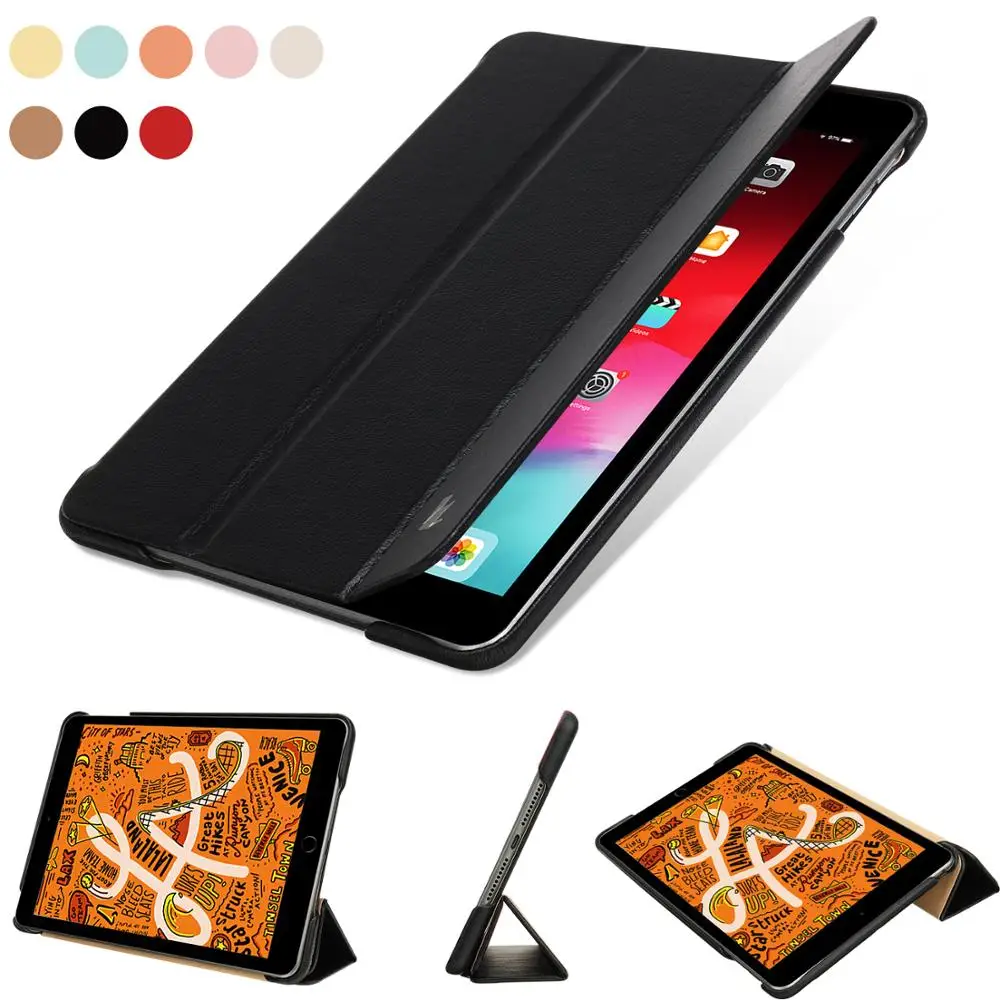 Jisoncase Leather Case For New iPad mini 5 7.9 inch 2019 With Strong Protection Auto Sleep/Wake Lightweight Stand cover For iPad
Jisoncase Leather Case For New iPad mini 5 7.9 inch 2019 With Strong Protection Auto Sleep/Wake Lightweight Stand cover For iPad