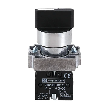 22mm Latching 2 NO 3-Position Rotary Selector Select Switch ZB2-BE101C Black
22mm Latching 2 NO 3-Position Rotary Selector Select Switch ZB2-BE101C Black