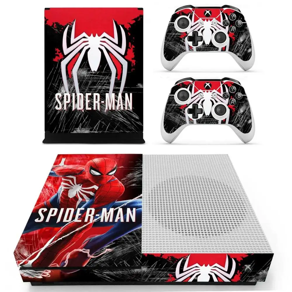 Наклейка Человек-паук s для Xbox One S кожа Виниловая наклейка крышка Pegatina one тонкая