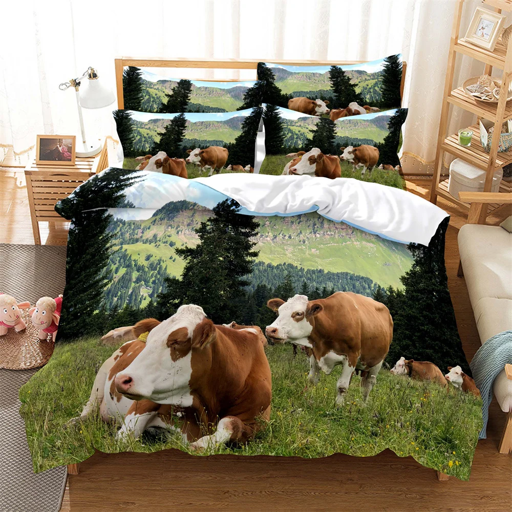 Cows 3D Digital Bedding Sets Home Bedclothes Super King Cover Pillowcase Comforter Textiles Bedding Set bed cover set
Cows 3D Digital Bedding Sets Home Bedclothes Super King Cover Pillowcase Comforter Textiles Bedding Set bed cover set