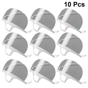 10PCS Transparent Sanitation Mouth Mask Plastic Mouth Shield Open Mask for Restaurant Hotel Beauty Salon (White)
10PCS Transparent Sanitation Mouth Mask Plastic Mouth Shield Open Mask for Restaurant Hotel Beauty Salon (White)