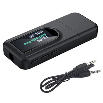 Bluetooth Transmitter and Receiver Wireless LCD Display USB Receiver o Transmitter for PC TV Car 3.5mm AUX Adaptor
Bluetooth Transmitter and Receiver Wireless LCD Display USB Receiver o Transmitter for PC TV Car 3.5mm AUX Adaptor