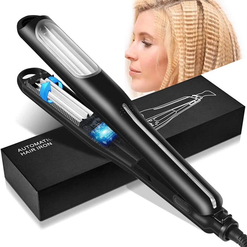 

Professional Hair Curler Automatic Corrugated Flat Iron Curling Irons Straightener Curly Corn Hot Clip Hair Waver for Dropship