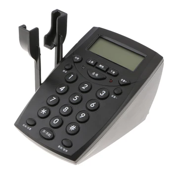Call Center Dialpad Corded Telephone Caller ID Landline Home Desk Phone with 3.5mm Recording Interface
Call Center Dialpad Corded Telephone Caller ID Landline Home Desk Phone with 3.5mm Recording Interface