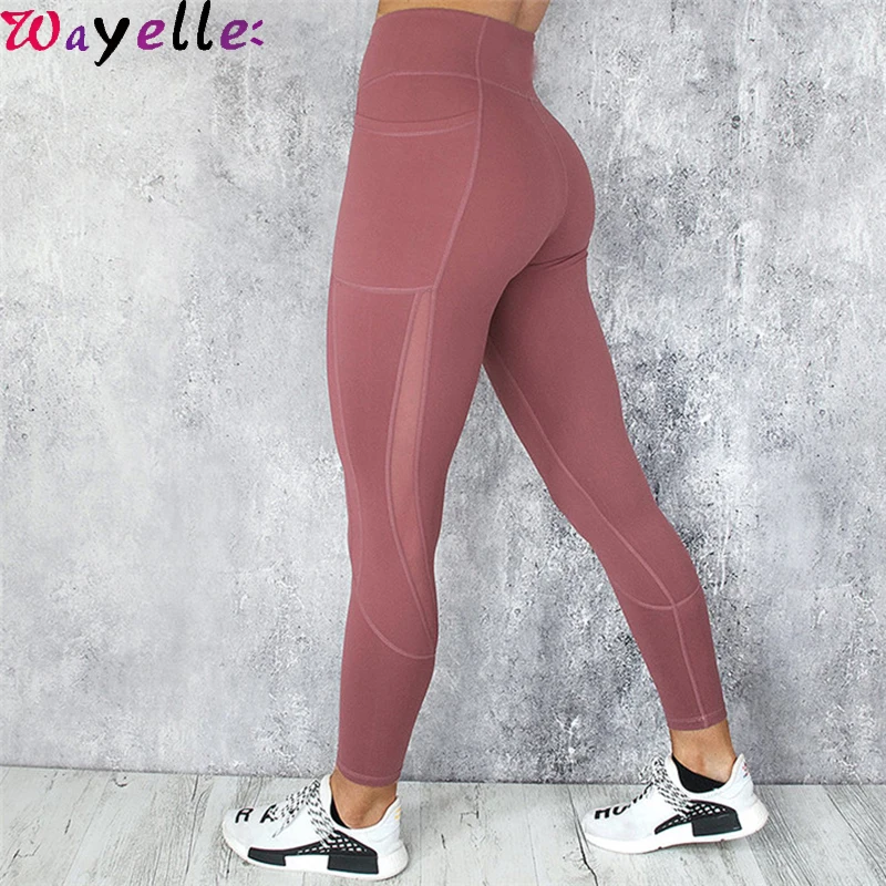 Fitness Women Leggings Push up Women High Waist Pocket Workout Leggings Pants 2019 Fashion Casual Women Pinnk Leggings
Fitness Women Leggings Push up Women High Waist Pocket Workout Leggings Pants 2019 Fashion Casual Women Pinnk Leggings