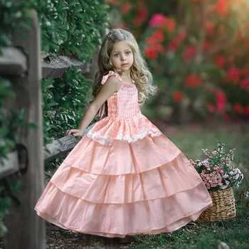 EACHIN Girls Dresses Summer Pink Plaid Print Lace Ball Gown Dress Kids Girl's Party Dress Ruffled Sleeve Layered Princess Dress
EACHIN Girls Dresses Summer Pink Plaid Print Lace Ball Gown Dress Kids Girl's Party Dress Ruffled Sleeve Layered Princess Dress