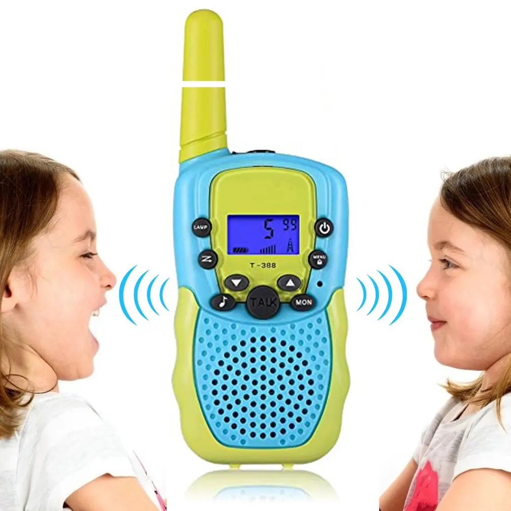 1 PC T388 Kids Walkie Talkie 8 Channels LCD VOX Screen Long Distance 3KM For 3-12 Years Old Boys Or Girls
1 PC T388 Kids Walkie Talkie 8 Channels LCD VOX Screen Long Distance 3KM For 3-12 Years Old Boys Or Girls