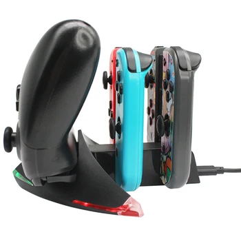5 in 1 Charger Charging Station Holder Elaborate Manufacture Prolonged Durable Dock Fit for Nintend Switch Pro 4 Joy-con
5 in 1 Charger Charging Station Holder Elaborate Manufacture Prolonged Durable Dock Fit for Nintend Switch Pro 4 Joy-con