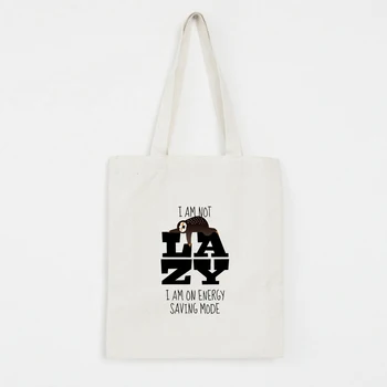 I Am Not Lazy Letter Animal Ptint Reusable Shopping Bags Women Canvas Bag Large Foldable Eco Bag Casual Female Handbag Kawaii 
I Am Not Lazy Letter Animal Ptint Reusable Shopping Bags Women Canvas Bag Large Foldable Eco Bag Casual Female Handbag Kawaii