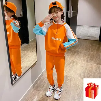 Girls Spring Suit 4 6 8 10 12 Year Old Girl New Fashion College Style Two-piece Girl Leisure Sports Suit Kids Christmas Clothes
Girls Spring Suit 4 6 8 10 12 Year Old Girl New Fashion College Style Two-piece Girl Leisure Sports Suit Kids Christmas Clothes