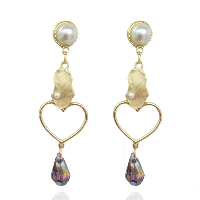 Earrings new fashion charm alloy geometry pearl crystal dangle earrings fairy temperament wild personality holiday Christmas gif
Earrings new fashion charm alloy geometry pearl crystal dangle earrings fairy temperament wild personality holiday Christmas gif