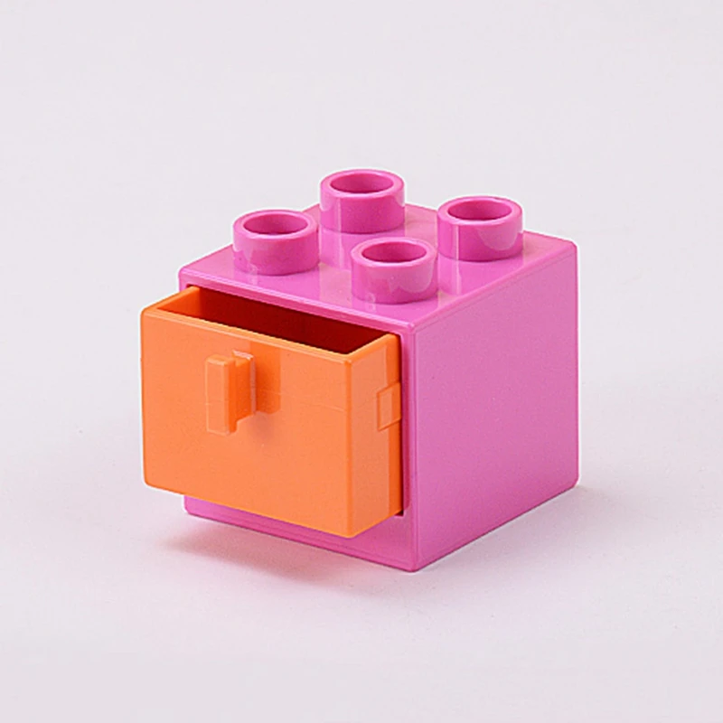 Legoing Duplo DIY Accessories Big Size Drawer MOC Single Sale Building Blocks Toys for Children Compatible with Duplo Parts
Legoing Duplo DIY Accessories Big Size Drawer MOC Single Sale Building Blocks Toys for Children Compatible with Duplo Parts
