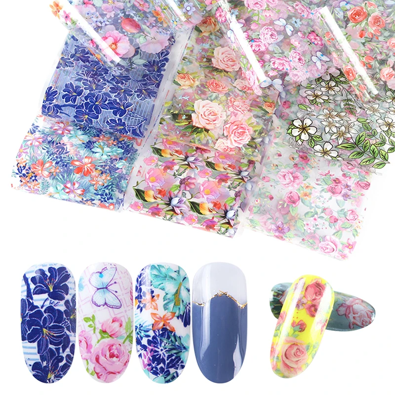 10pcs Nail Art Foils Polish Stickers Mix Rose Flower Transfer Foil Nails Decal Sliders For Nail Art Decoration Manicure Design
10pcs Nail Art Foils Polish Stickers Mix Rose Flower Transfer Foil Nails Decal Sliders For Nail Art Decoration Manicure Design