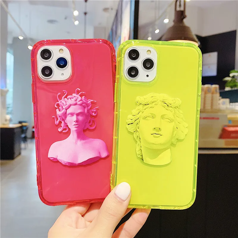 Fashion Fluorescent Case For iPhone SE 2 2020 11 Pro Max Soft Silicone Medusa Phone Case For iPhone 7 8 Plus XR X Xs Max Cover
Fashion Fluorescent Case For iPhone SE 2 2020 11 Pro Max Soft Silicone Medusa Phone Case For iPhone 7 8 Plus XR X Xs Max Cover