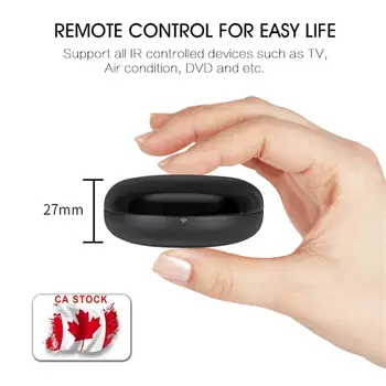 Universal Smart Remote Control IR Hub For Alexa Google Air Conditioner TV Control WiFi Mini Remote Smart Home
Universal Smart Remote Control IR Hub For Alexa Google Air Conditioner TV Control WiFi Mini Remote Smart Home