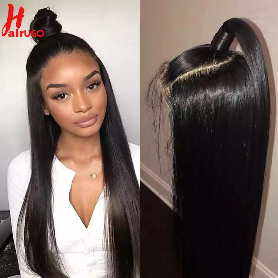 HairUGo Straight Lace Front Wig Remy 13x4 Lace Frontal Wig Brazilian 150% Density Lace Front Human Hair Wig Pre Plucked Hairline
HairUGo Straight Lace Front Wig Remy 13x4 Lace Frontal Wig Brazilian 150% Density Lace Front Human Hair Wig Pre Plucked Hairline
