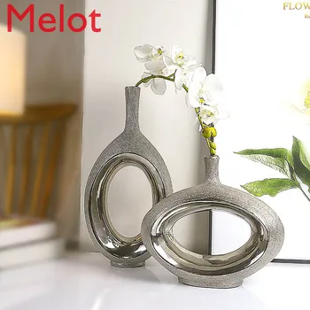Modern Minimalist Living Room Study Model Room Creative Flower Arrangement Home Decoration Ceramic Vase Floral Decoration
Modern Minimalist Living Room Study Model Room Creative Flower Arrangement Home Decoration Ceramic Vase Floral Decoration