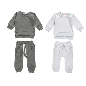 2019 New Autumn Infant Baby Boy Girl Warm Outfits Kids Solid Shirts Tops Long Pants Clothes Set 2PCS 0-18M
2019 New Autumn Infant Baby Boy Girl Warm Outfits Kids Solid Shirts Tops Long Pants Clothes Set 2PCS 0-18M