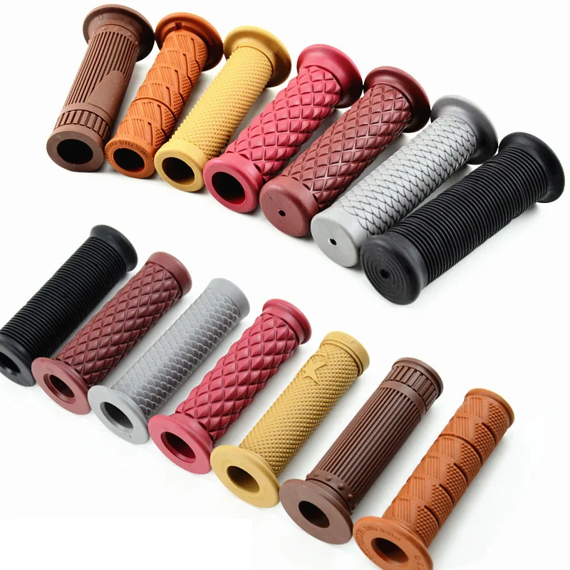 Universal 7/8" Retro style Motorcycle Bike Handlebar Rubber Gel Hand Grips Brake for Yamaha Honda CBT125 CA250 XV250 250cc
Universal 7/8" Retro style Motorcycle Bike Handlebar Rubber Gel Hand Grips Brake for Yamaha Honda CBT125 CA250 XV250 250cc