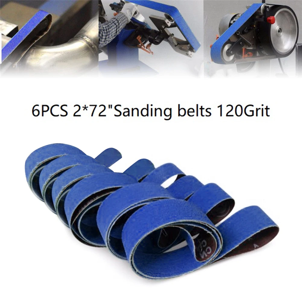 6pcs 2x72 Inch Abrasive Belts Zirconia Sanding Band Sanding Belt Wood Soft Metal Metal Working Grinding Polishing 120 Grit
6pcs 2x72 Inch Abrasive Belts Zirconia Sanding Band Sanding Belt Wood Soft Metal Metal Working Grinding Polishing 120 Grit