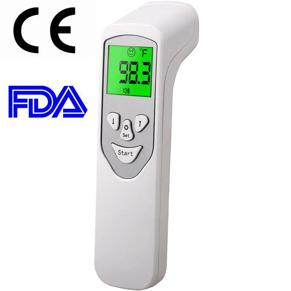 Adult Baby Digital IR Infrared Body Thermometer Forehead Surface Temperature with LCD Backlight Ear Body Thermometer Gun
Adult Baby Digital IR Infrared Body Thermometer Forehead Surface Temperature with LCD Backlight Ear Body Thermometer Gun