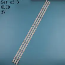 New Kit 3 PCS 8LEDs 850mm LED backlight strip for LG 43LH604V 43LH60_FHD_A Type UF64_UHD_A 43UH610V 43UF640 43UH610A 43LH5700
New Kit 3 PCS 8LEDs 850mm LED backlight strip for LG 43LH604V 43LH60_FHD_A Type UF64_UHD_A 43UH610V 43UF640 43UH610A 43LH5700
