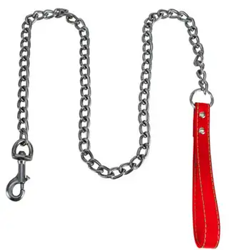 Pet Dog Leash Handle Leash Leather Safety Training Control Pet Traction Rope Metal Chain Anti-Bite for Large Small Dog
Pet Dog Leash Handle Leash Leather Safety Training Control Pet Traction Rope Metal Chain Anti-Bite for Large Small Dog