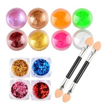 WUF 1 Set Nail Glitter Neon Phosphor Pigment Powder Set Sequins Thin Round/Butterfly/Round/Caviar Nail Art Flakes Sheets Tips 
WUF 1 Set Nail Glitter Neon Phosphor Pigment Powder Set Sequins Thin Round/Butterfly/Round/Caviar Nail Art Flakes Sheets Tips