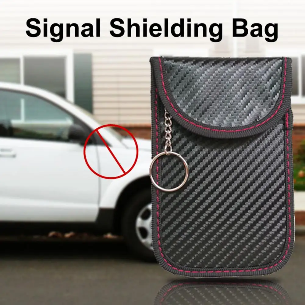 Shield Car Key Fob Signal Blocking Pouch Bag Anti-scanning RFID Electromagnetic Shielding Key Bag
Shield Car Key Fob Signal Blocking Pouch Bag Anti-scanning RFID Electromagnetic Shielding Key Bag