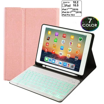 For iPad 10.2 2019 7th Generation Backlit Keyboard Case for Apple iPad Air 3 2019 For iPro 10.5 2017 Cover 
For iPad 10.2 2019 7th Generation Backlit Keyboard Case for Apple iPad Air 3 2019 For iPro 10.5 2017 Cover