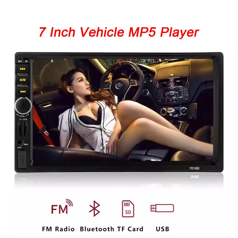 Авторадио 2 Din автомобильное радио HD 7 дюймов Автомобильный Mirrorlink Android плеер