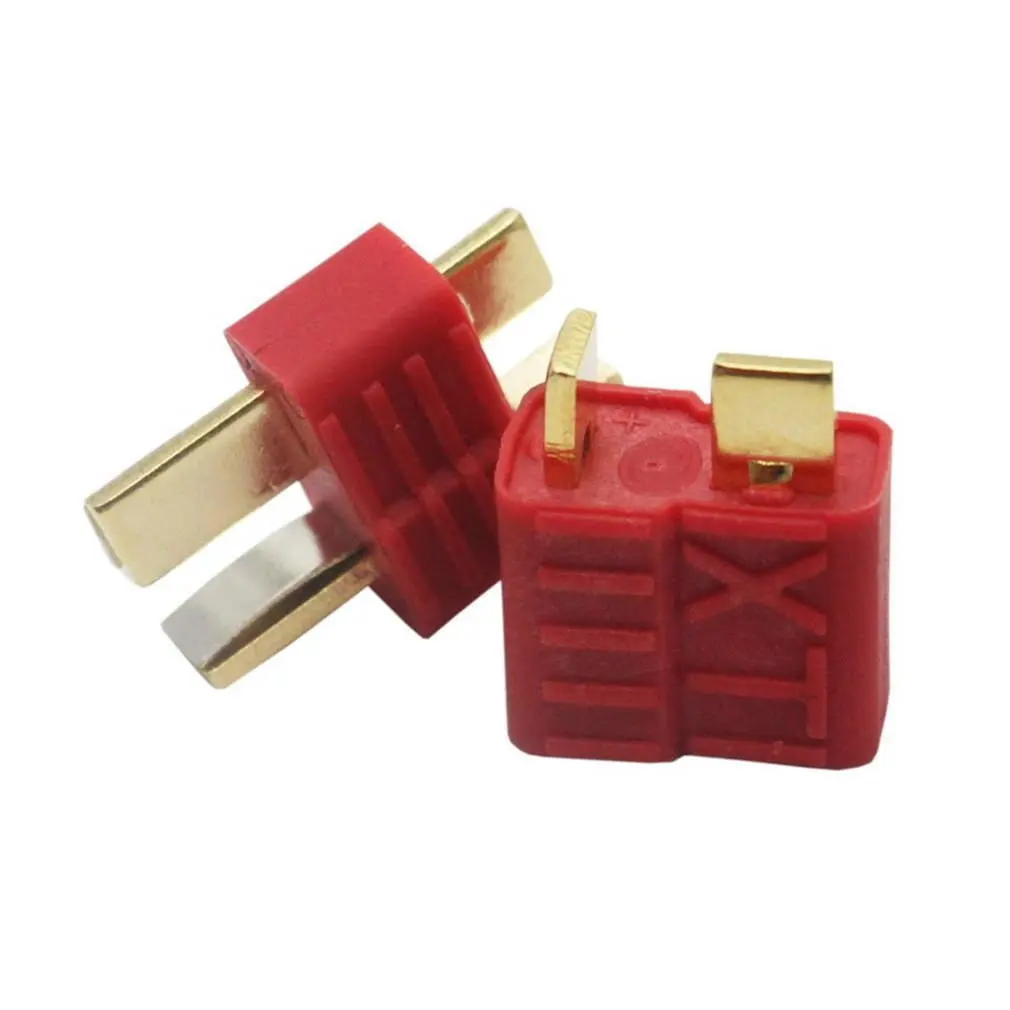 10 pcs New T-Plug Non-slip Connector Male Deans For Deans RC Lipo Battery Helicopter 100A Gold plated Deans
10 pcs New T-Plug Non-slip Connector Male Deans For Deans RC Lipo Battery Helicopter 100A Gold plated Deans