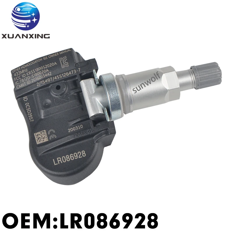 LR086928 датчик давления в шинах Система мониторинга TPMS 433 МГц для Range Rover Sportc Range Rover Vo-gue Discovery 3
LR086928 датчик давления в шинах Система мониторинга TPMS 433 МГц для Range Rover Sportc Range Rover Vo-gue Discovery 3