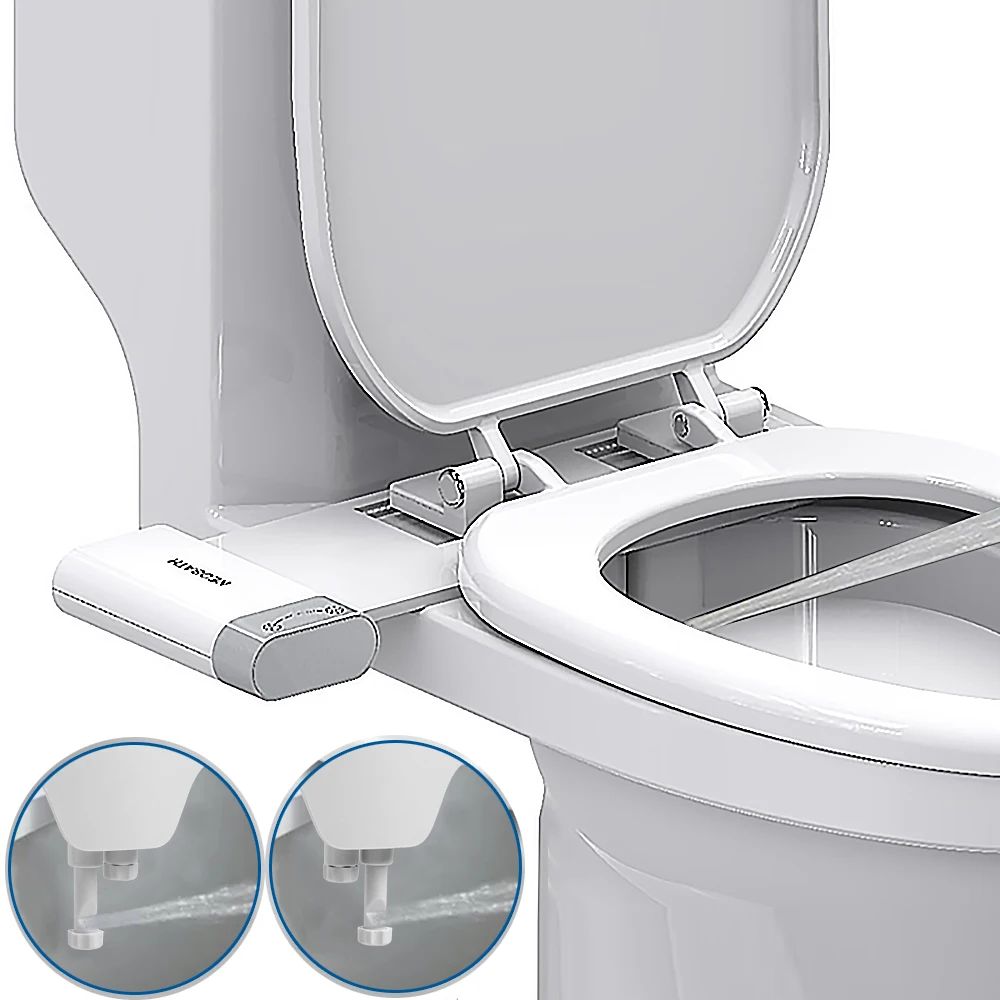 Easy Installation Toilet Seats Bidet Non-Electric Bidet Attachment Self-Cleaning Dual Nozzle Toilet Sprayer Muslim Shower
Easy Installation Toilet Seats Bidet Non-Electric Bidet Attachment Self-Cleaning Dual Nozzle Toilet Sprayer Muslim Shower
